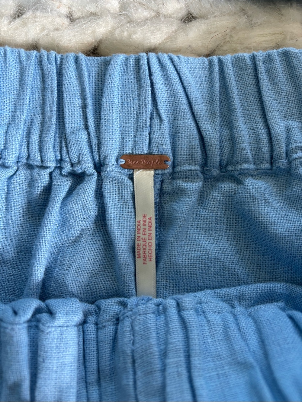 Free People Women’s Blue Cotton-Linen Two-Piece Set #summer - Picture 4 of 4